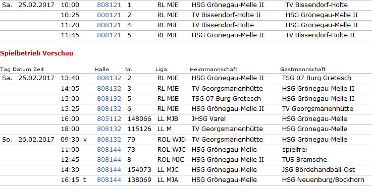 Spiele 25.26.02.17