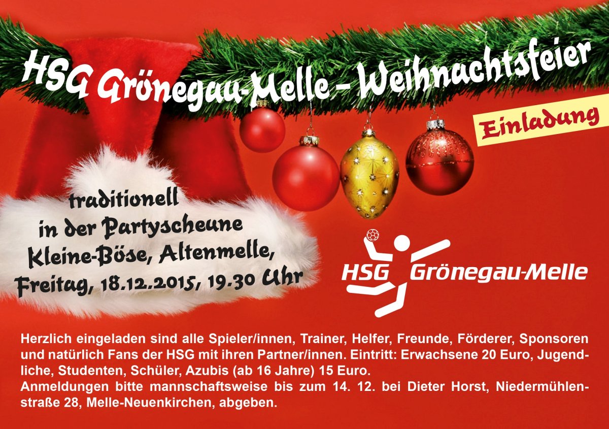 Weihnachtsfeier 2015